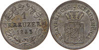 BAYERN KREUZER Maximilian II. Joseph (1848-1864) -