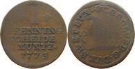 BRAUNSCHWEIG WOLFENBÜTTEL PFENNIG 1773 Karl I. 1735-1780 S 9,00 EUR  zzgl. 5,99 EUR Versand