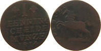 BRAUNSCHWEIG WOLFENBÜTTEL PFENNIG 1814 Friedrich Wilhelm 1806-1815. SS 9,00 EUR  zzgl. 5,99 EUR Versand