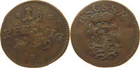 SACHSEN COBURG SAALFELD 1 1/2 PFENNIG Ernst Friedrich 1764-1800. -