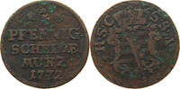 SACHSEN COBURG SAALFELD PFENNIG Ernst Friedrich (1764-1800) -