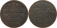 SACHSEN COBURG SAALFELD PFENNIG Ernst Friedrich (1764-1800) -