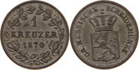HESSEN DARMSTADT KREUZER 1870 Ludwig III. 1848-1877. SS