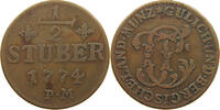 JÜLICH BERG 1/2 STÜBER Karl Theodor 1742-1799. -