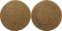 JÜLICH BERG 1/2 STÜBER Karl Theodor 1742-1799. -