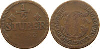 JÜLICH BERG 1/2 STÜBER Karl Theodor 1742-1799. -