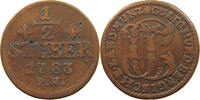 JÜLICH BERG 1/2 STÜBER Karl Theodor 1742-1799. -