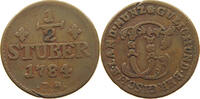 JÜLICH BERG 1/2 STÜBER Karl Theodor 1742-1799. -