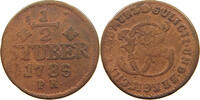 JÜLICH BERG 1/2 STÜBER Karl Theodor 1742-1799. -