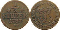 JÜLICH BERG 1/2 STÜBER Karl Theodor 1742-1799. -