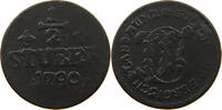 JÜLICH BERG 1/2 STÜBER Karl Theodor 1742-1799. -