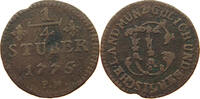 JÜLICH BERG 1/4 STÜBER Karl Theodor 1742-1799. -
