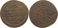 JÜLICH BERG 1/4 STÜBER Karl Theodor 1742-1799. -