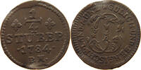 JÜLICH BERG 1/4 STÜBER Karl Theodor 1742-1799. -
