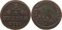 JÜLICH BERG 1/4 STÜBER Karl Theodor 1742-1799. -