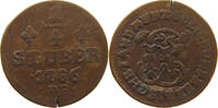 JÜLICH BERG 1/4 STÜBER Karl Theodor 1742-1799. -