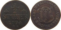 JÜLICH BERG 1/4 STÜBER Karl Theodor 1742-1799. -