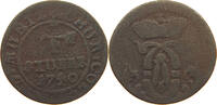 KÖLN ERZBISTUM 1/4 STÜBER Klemens August von Bayern 1723-1761. -