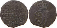 MECKLENBURG SCHWERIN 3 PFENNIG Friedrich Franz I., 1785 - 1837 -
