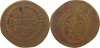 PFALZ KURLINIE 1/4 KREUZER Karl Theodor 1743-1799 -
