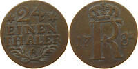 BRANDENBURG PREUSSEN 1/24 TALER Friedrich II. der Große (1740-1786) -