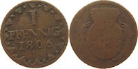 SACHSEN ALBERTINISCHE LINIE PFENNIG Kurfürst Friedrich August III. (1763-1806) -