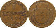 SACHSEN ALBERTINISCHE LINIE PFENNIG Kurfürst Friedrich August III. (1763-1806) -