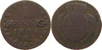 SACHSEN ALBERTINISCHE LINIE PFENNIG Kurfürst Friedrich August III. (1763-1806) -