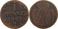 SACHSEN ALBERTINISCHE LINIE PFENNIG Kurfürst Friedrich August III. (1763-1806) -