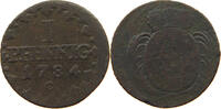 SACHSEN ALBERTINISCHE LINIE PFENNIG Kurfürst Friedrich August III. (1763-1806) -