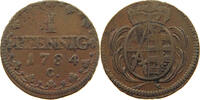 SACHSEN ALBERTINISCHE LINIE PFENNIG Kurfürst Friedrich August III. (1763-1806) -