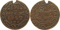 3 PFENNIG 1759 WISMAR  SS