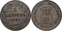 BAYERN KREUZER Maximilian II. Joseph (1848-1864) -