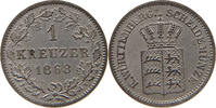 KREUZER 1868 WÜRTTEMBERG Karl (1864-1891) SS+