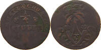 KÖLN ERZBISTUM 1/4 STÜBER Klemens August von Bayern (1723-1761) -