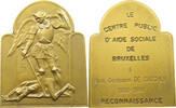 BELGIUM MEDAL BRUXELLES CENTRE OF SOCIAL AID -