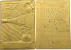 BELGIUM PLAQUETTE KESTSALON IRIS ANTWERPEN -