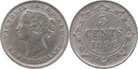 CANADA NEWFOUNDLAND 5 CENTS Victoria 1837-1901 -