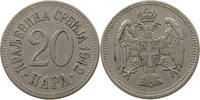 SERBIA 20 PARA PETAR I. (1903-1918) -