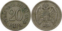 SERBIA 20 PARA PETAR I. (1903-1918) -