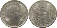 SPAIN 25 PESETAS FRANCISCO FRANCO (1939-1975) -