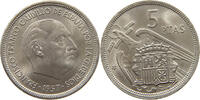 SPAIN 5 PESETAS FRANCISCO FRANCO (1939-1975) -