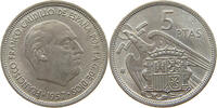 SPAIN 5 PESETAS FRANCISCO FRANCO (1939-1975) -