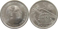 SPAIN 5 PESETAS FRANCISCO FRANCO (1939-1975) -