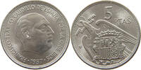 SPAIN 5 PESETAS FRANCISCO FRANCO (1939-1975) -