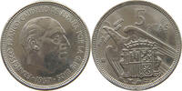 SPAIN 5 PESETAS FRANCISCO FRANCO (1939-1975) -