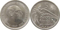 SPAIN 5 PESETAS FRANCISCO FRANCO (1939-1975) -