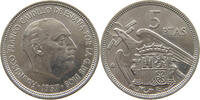 SPAIN 5 PESETAS FRANCISCO FRANCO (1939-1975) -