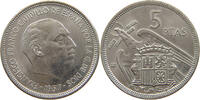 SPAIN 5 PESETAS FRANCISCO FRANCO (1939-1975) -