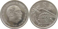 SPAIN 5 PESETAS FRANCISCO FRANCO (1939-1975) -